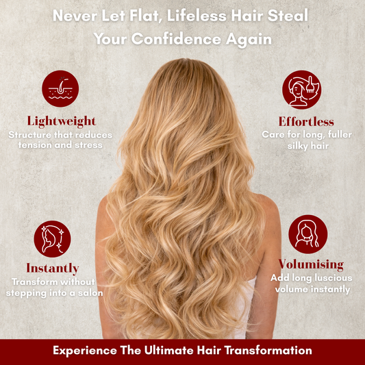 Carriwell™ Tape Hair Weft Extensions